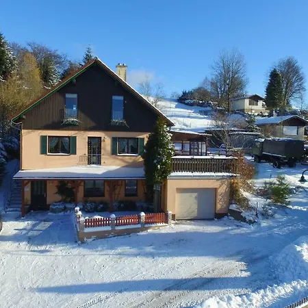 Ferienwohnung Ritter Schmiedefeld am Rennsteig Exterior foto